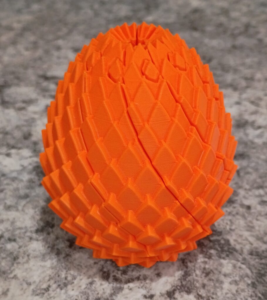 Articulated Dragon Egg Fidget Toy