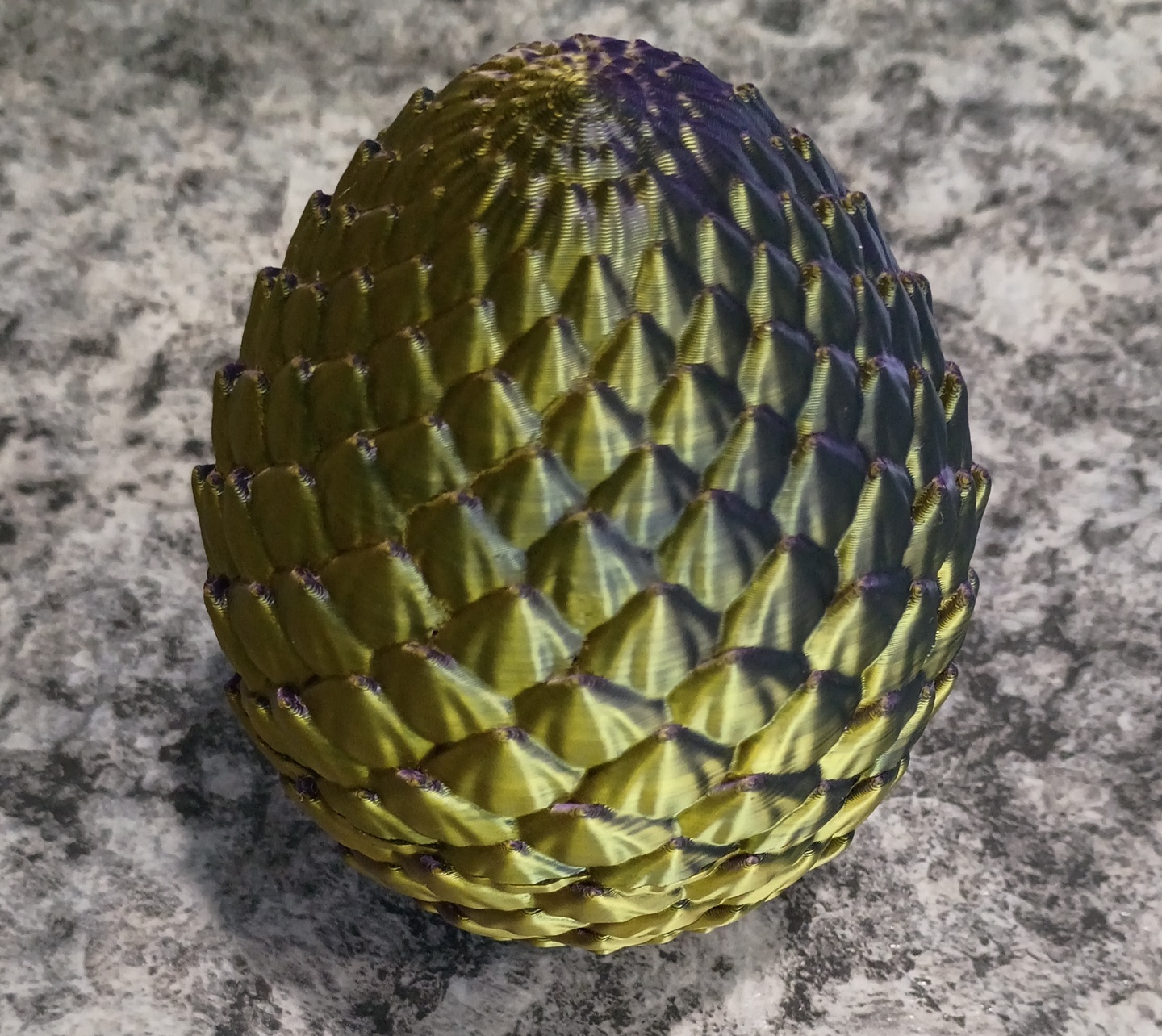 Dual-Tone Silk Dragon Egg (Screw-Top Container) - Image 3