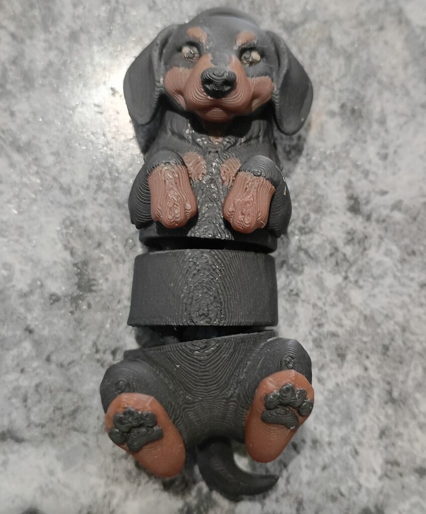 🐶 Dachshund Dog Keychain