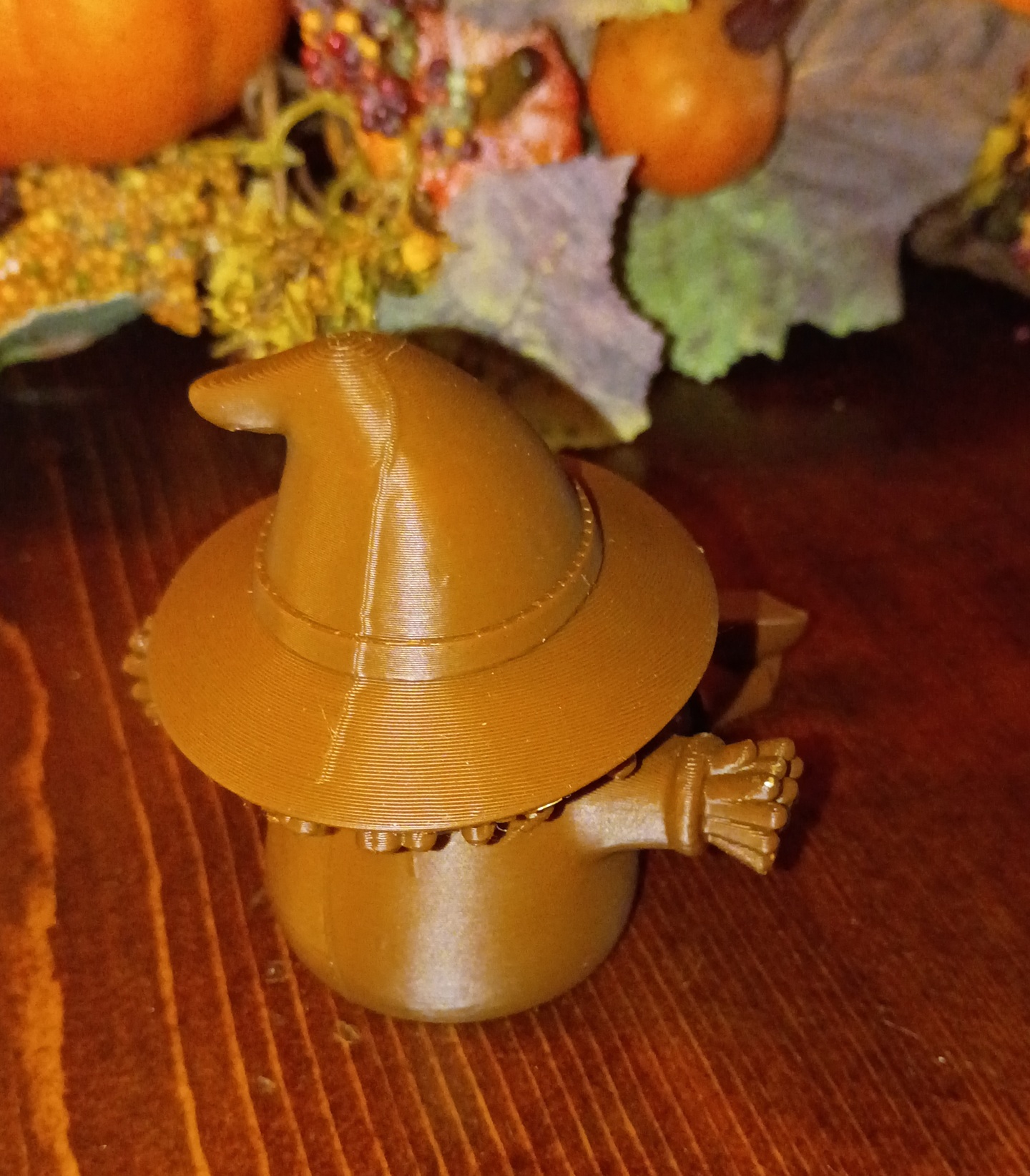 ๐ Articulated Scarecrow Shelf Sitter โ Fall & Thanksgiving 3D Printed Desk Decor - Image 3